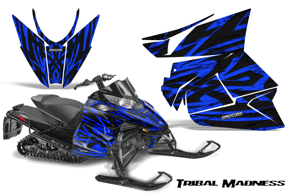 Arctic Cat Pro Climb Cross 2012 Graphics Kit Tribal Madness Blue